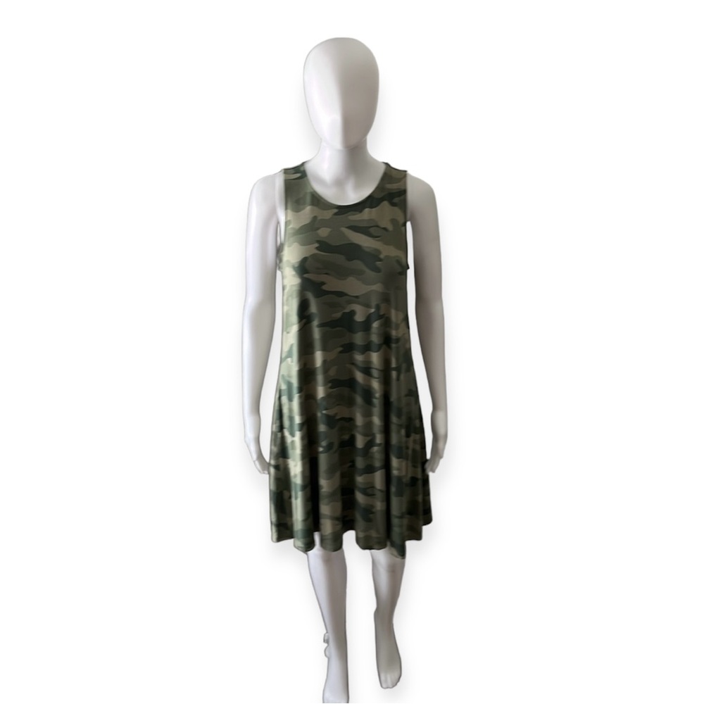 Old Navy Camouflage Jersey Sleeveless Dress Size M